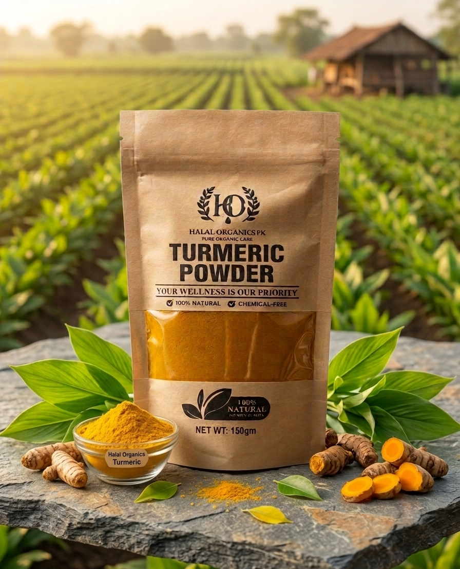 Premium Organic Turmeric Powder  – 100% Pure &amp; Chemical-Free