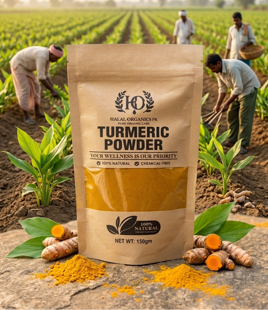 Premium Organic Turmeric Powder  – 100% Pure &amp; Chemical-Free