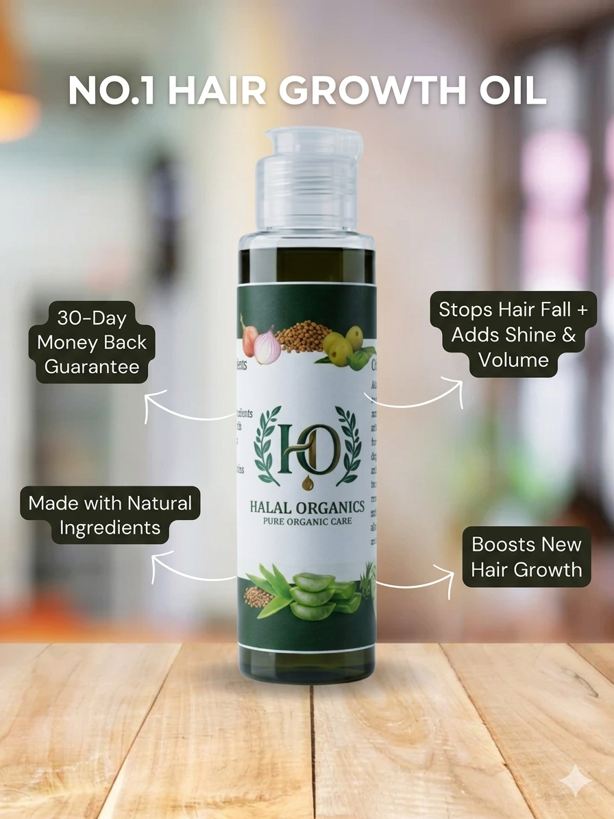 Halal Organics Hair Oil